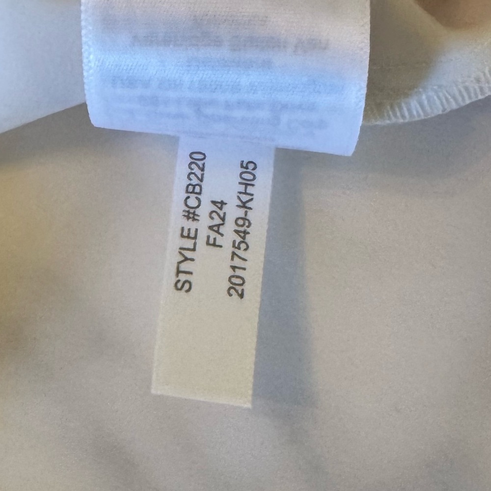 NWT JCrew Popover placket blouse in Marine Salt Sz XL minor pallet dust - Picture 9 of 9
